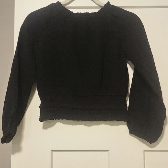 Old Navy Black Long Sleeve Top - Picture 3 of 5